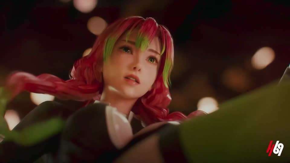 3D 鬼灭同人 甘露寺蜜璃#3D