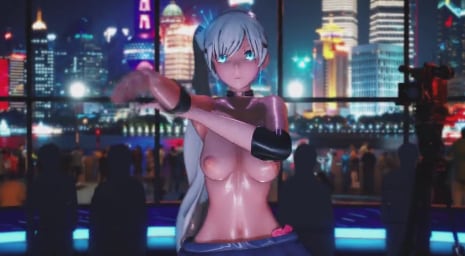 MMD极品美少女被征服狂干，巨乳摇晃内射高潮不停！