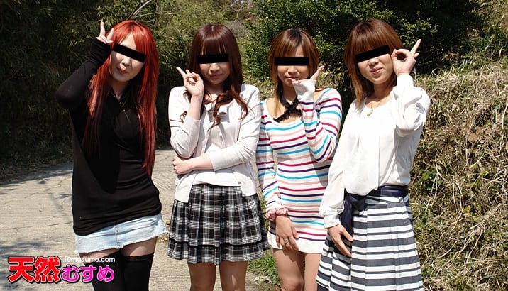 mu _ 天然娘４人 パイパンツアー 〜剃毛編〜