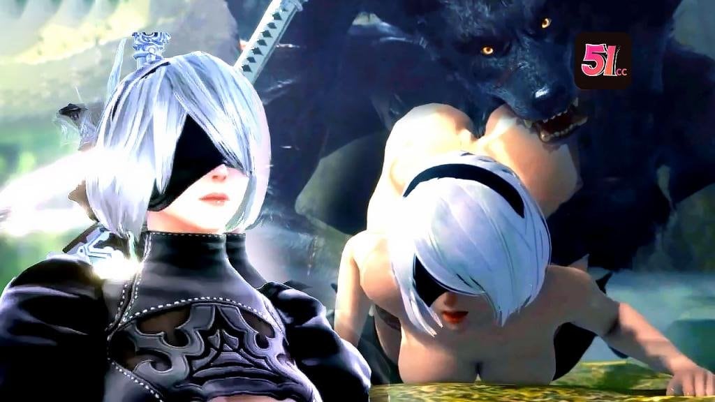 ASS-2B 重口3D尼尔女神误闯森林 为活命浪叫献身野狼 巨乳被狠操内射