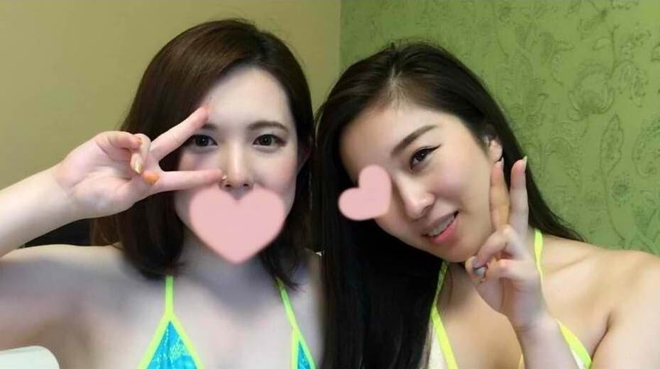 Heydouga -PPV マリ ユリア – 【個人撮影】マリ&ユリア 水著美女2人とお酒の勢いで生ハメ！中出し！